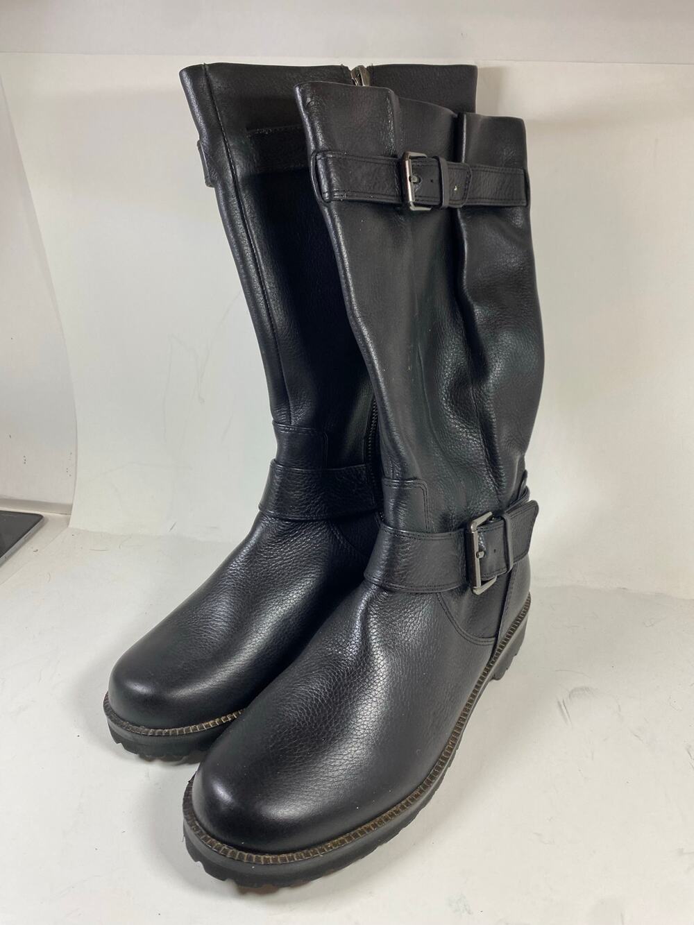 Kenneth Cole Gentle Souls Buckle Up Boots Womens 9.5W Leather Boots